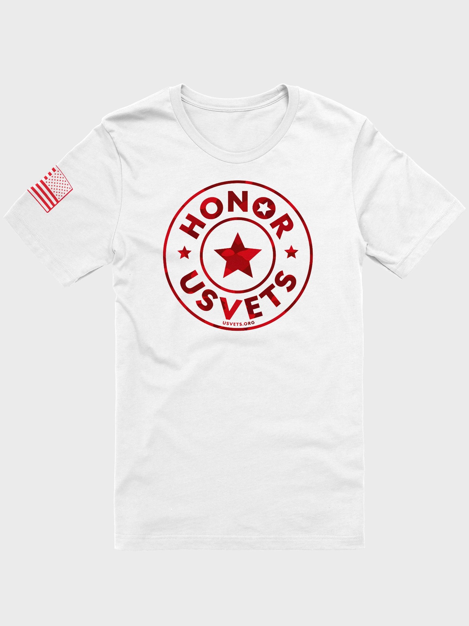 Red HONORUSVETS Star Tee product image (3)