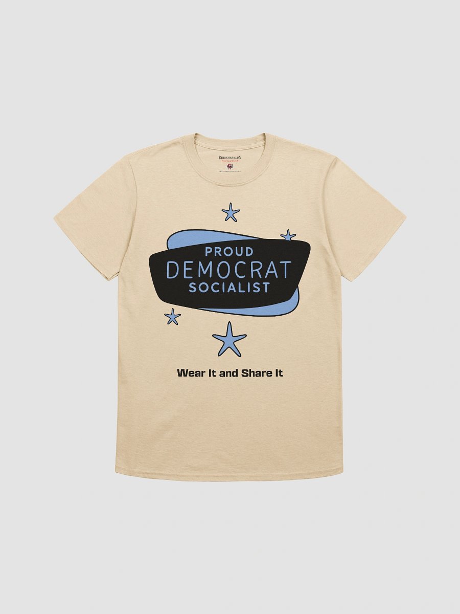 Proud Democrat Socialist Bold Identity Tee (C) product image (1)