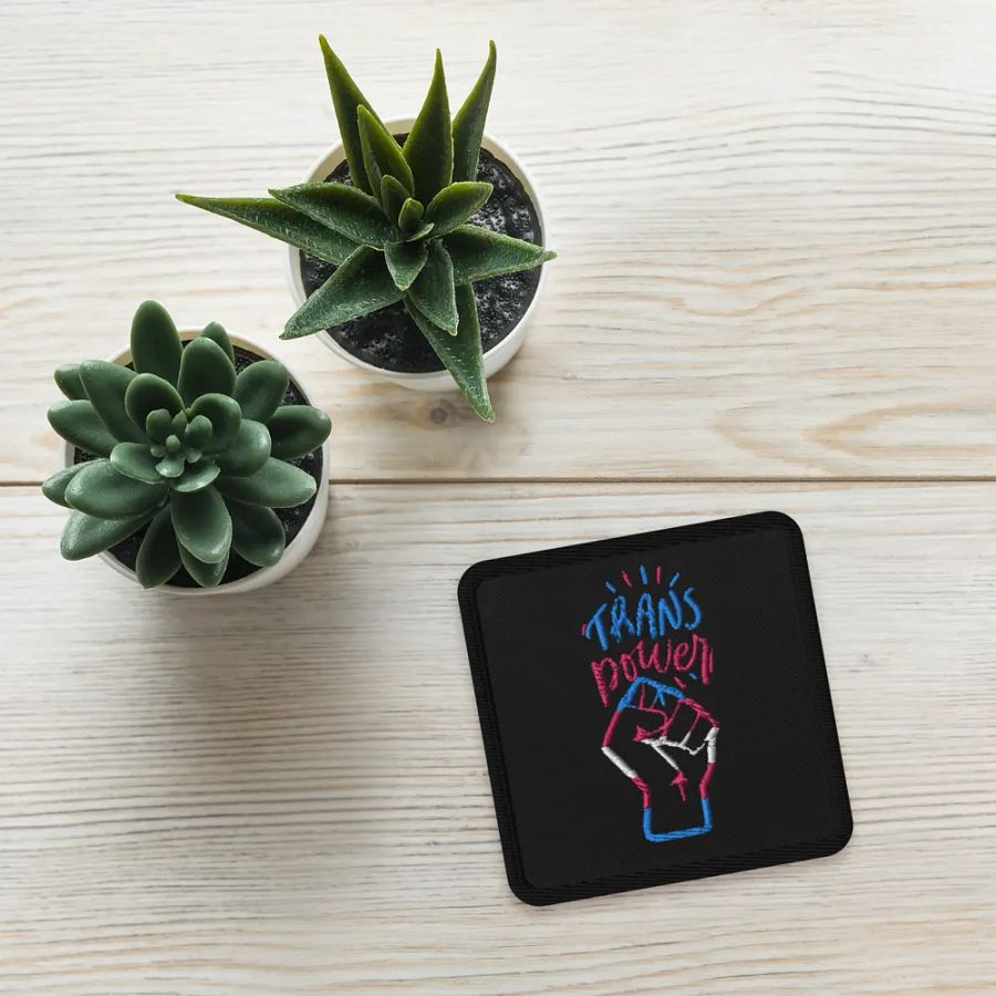 TransPower Fist Embroidered Patch product image (4)