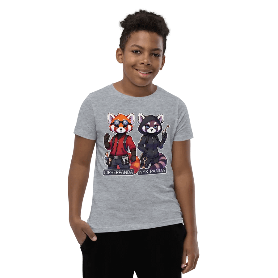Nyx and Cipher Panda youth Tshirt product image (164)