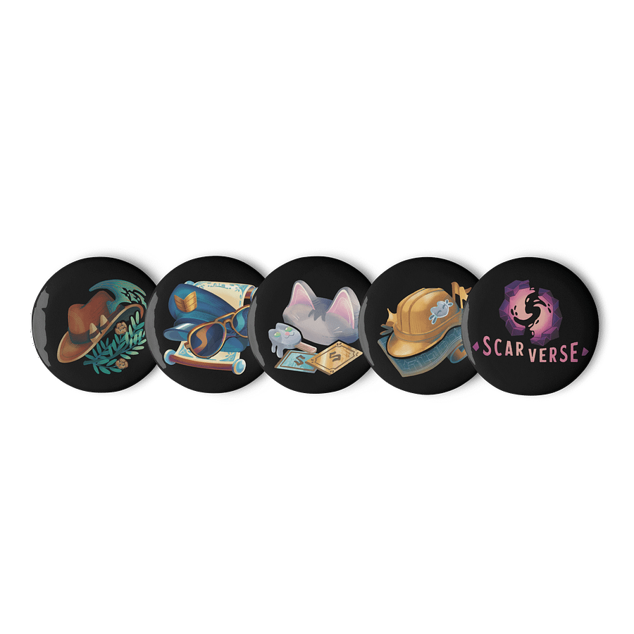ScarVerse Themeparks & Zoos Buttons product image (2)