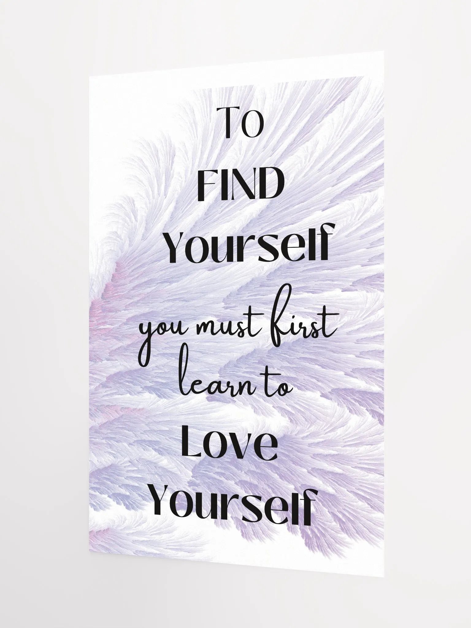 Love Yourself Inspirational Poster product image (3)