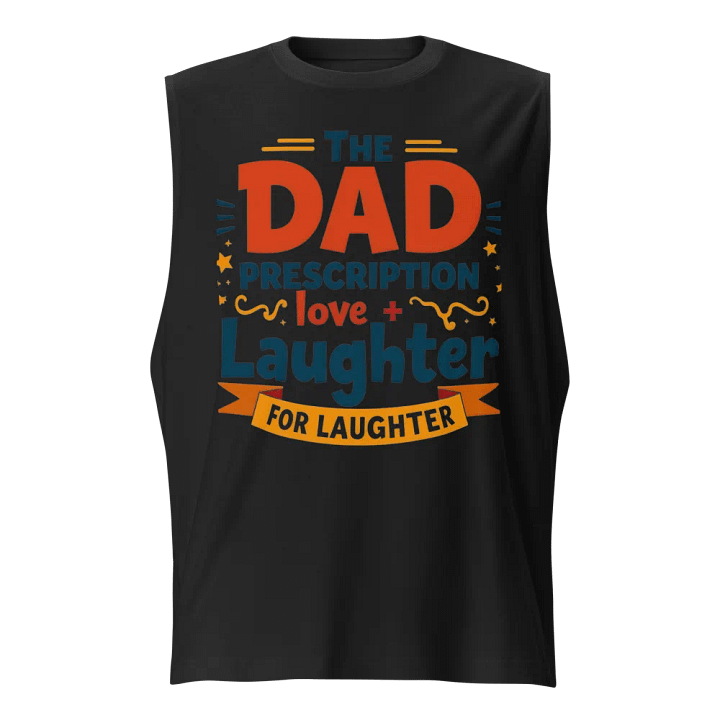 DAD Prescription Love + Laughter Muscle Tank product image (1)