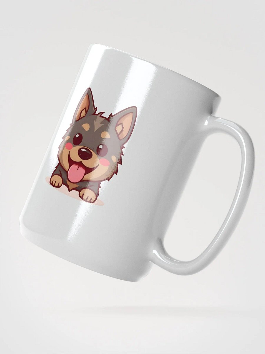 Adorable Lancashire Heeler Cartoon White Glossy Mug product image (2)