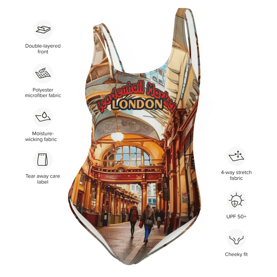 Leadenhall Market London All Over Print Swimsuit product image (7)