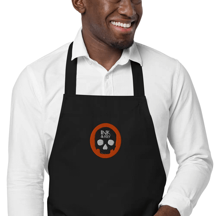 Embroidered INK & KEY Organic Cotton Apron product image (1)