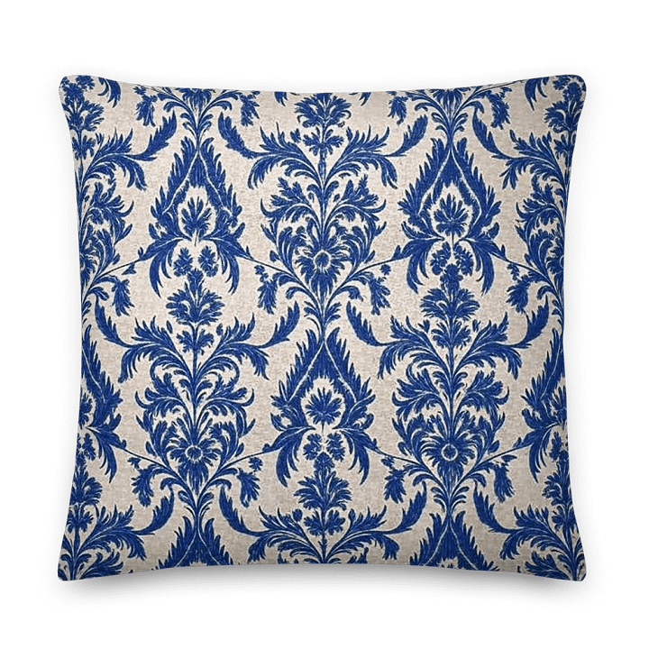 Thai Blue Ikat I Pillow 22" product image (1)