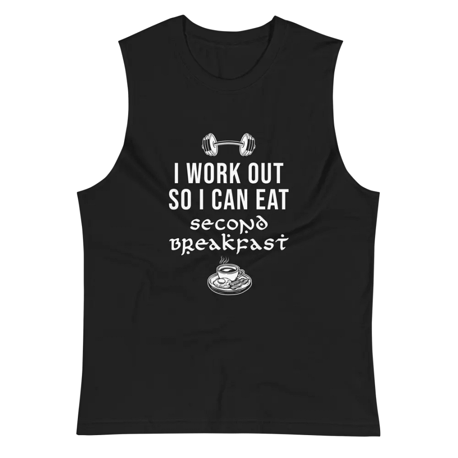 Premium Training Tank - I work out so I can eat second breakfast product image (3)