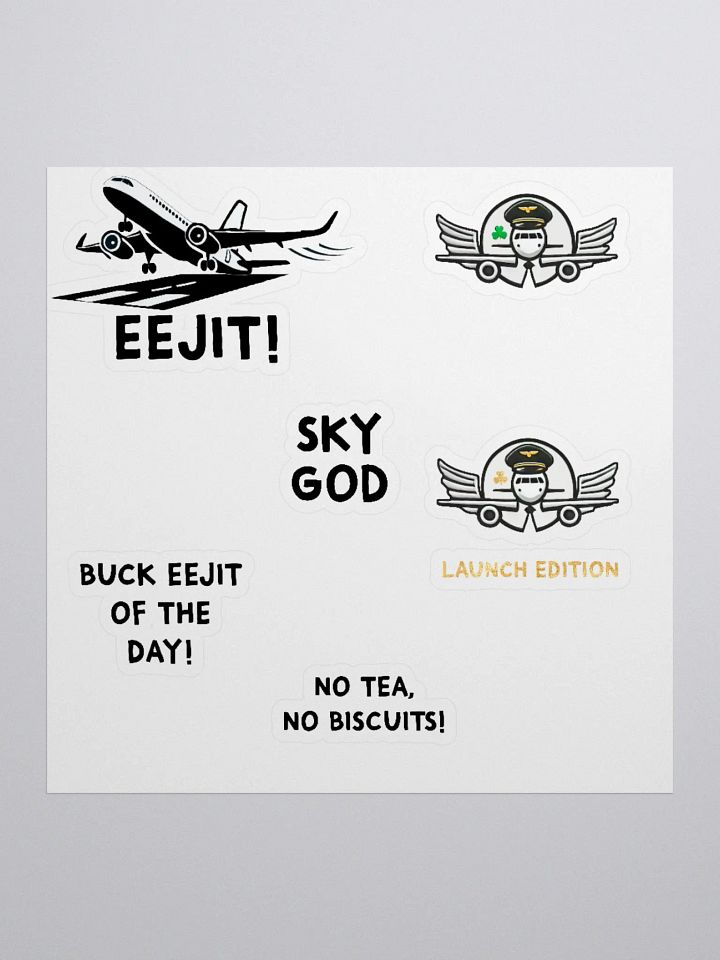 Pete the Irish Pilot Stickers Collection product image (1)