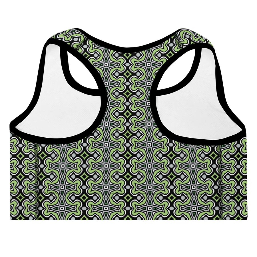 Aromantic Abstract (3) - Padded Sports Bra product image (4)