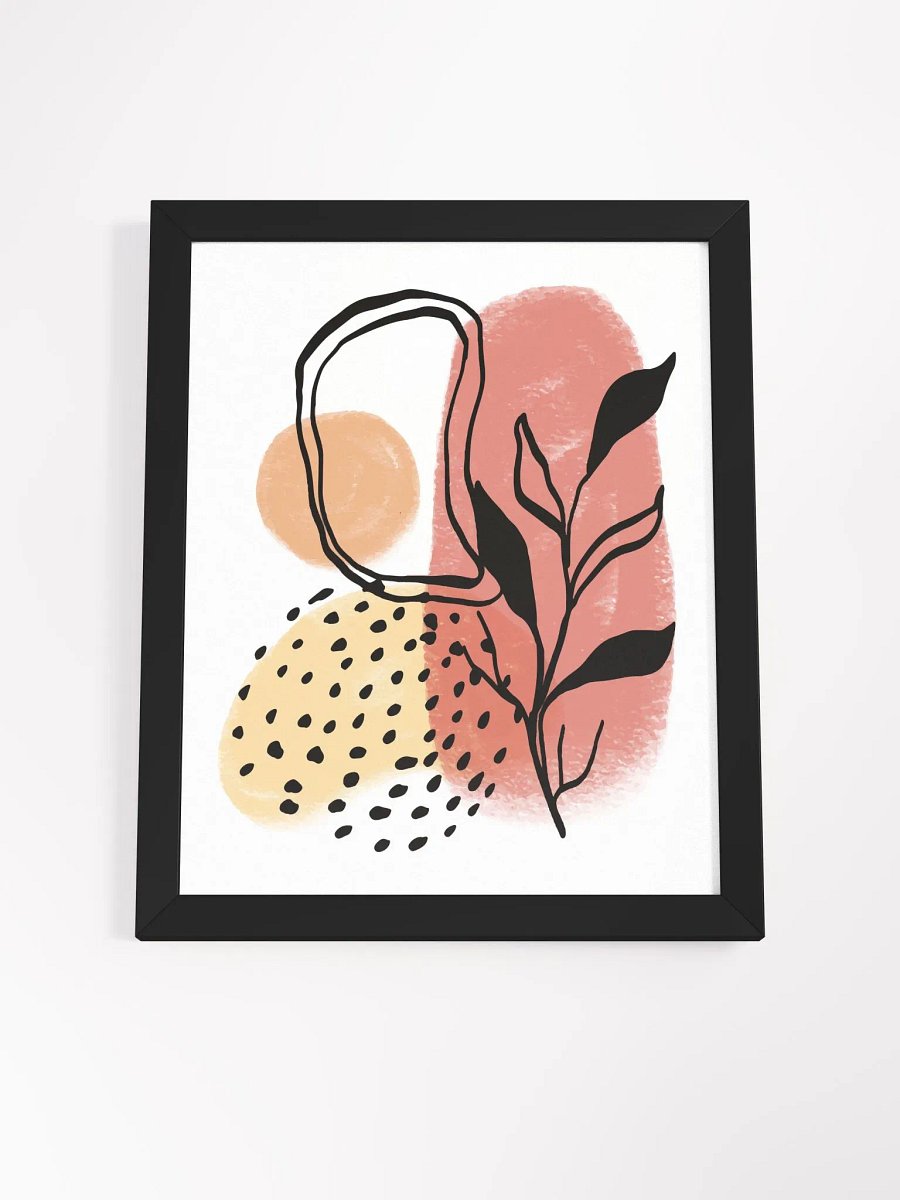 Organic Lines Framed Matte Poster product image (55)