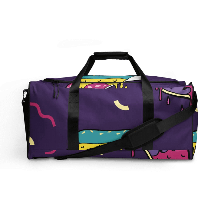 Whimsical Pizza Party All-Over Duffle Bag product image (1)