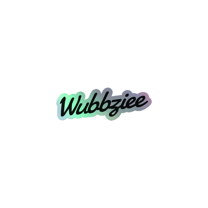 Wubbziee Holographic Sticker product image (1)