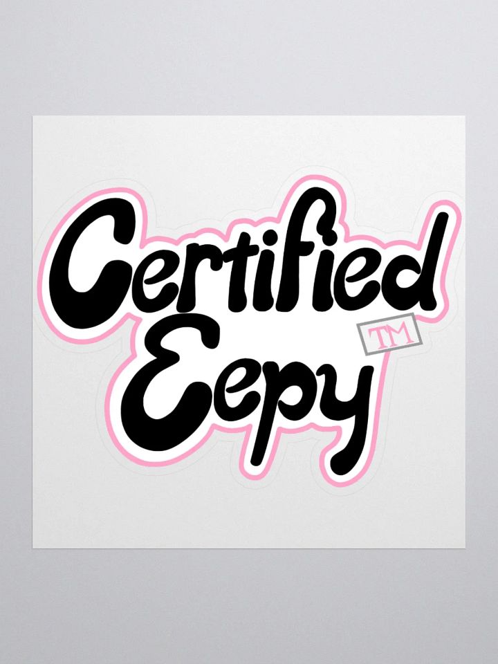 Certified Eepy Sticker product image (3)