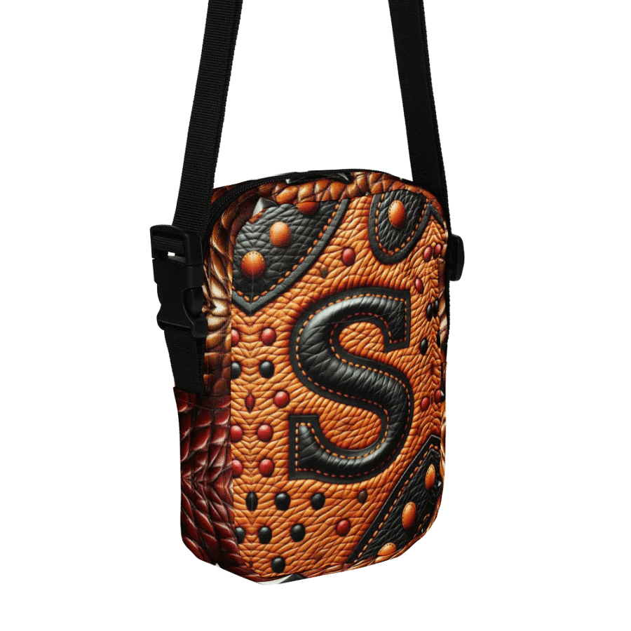 Buhay Tuklas Embossed Orange Utility Crossbody Bag product image (7)