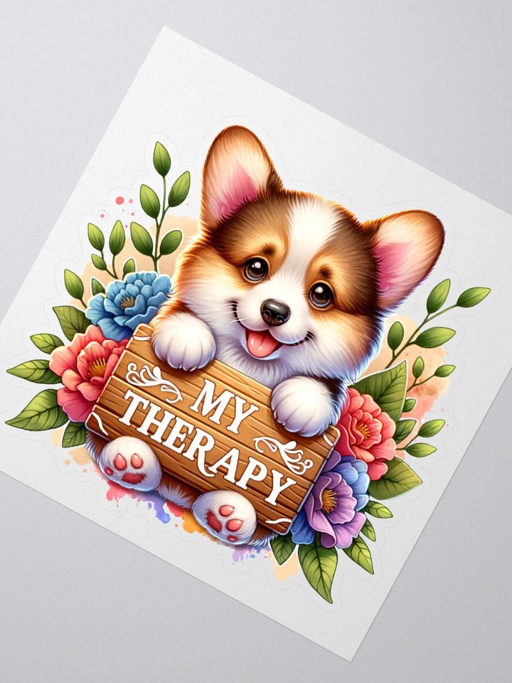 Corgi sticker: my therapy product image (2)