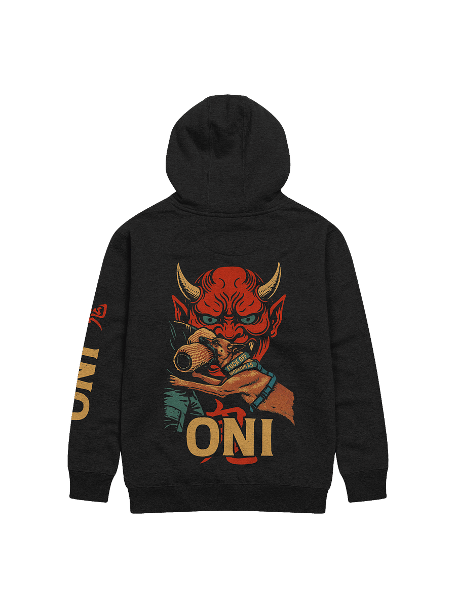 ONI (with sleeve text)- Premium Adult Unisex Hoodie **New Larger Image product image (1)