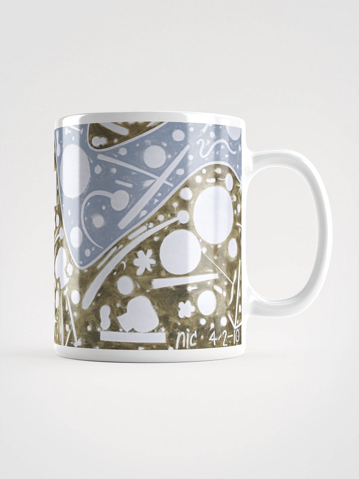 Cartoon Clock White Glossy Mug product image (6)