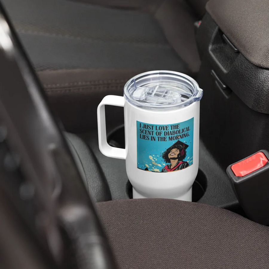 Diabolical Lies Grad 2 Travel Mug With Handle product image (3)