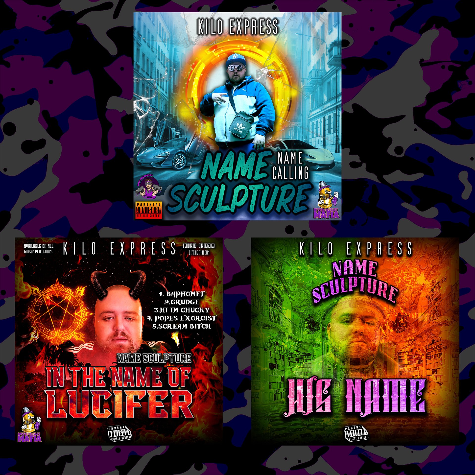 Kilo Express - Name Calling, In The Name Of Lucifer & His Name (29 Tracks) product image (1)