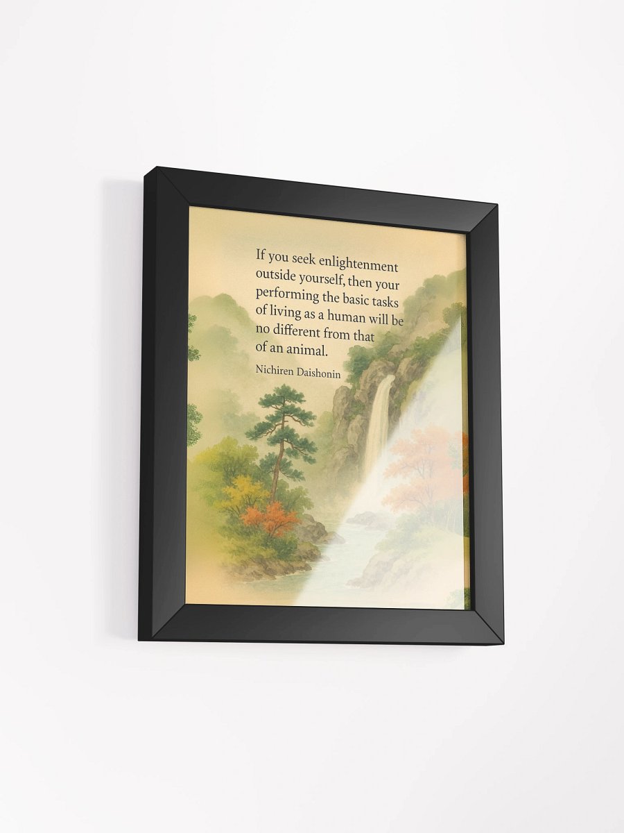 Nichiren Daishonin Inspirational Quote Wall Art – Enlightenment Within product image (40)