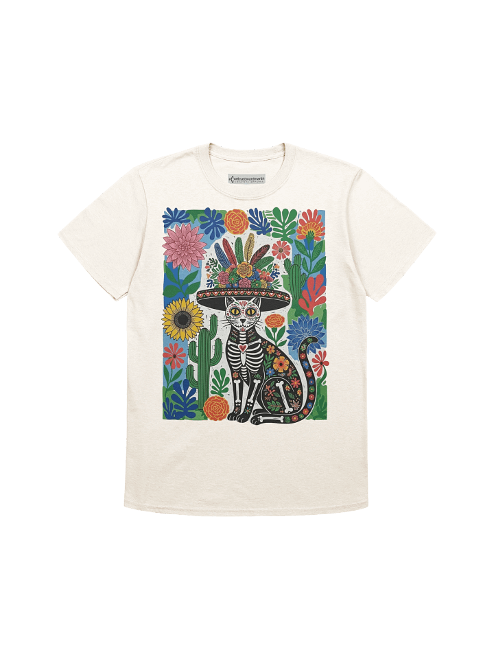 Cat Catrina Design T-Shirt product image (170)