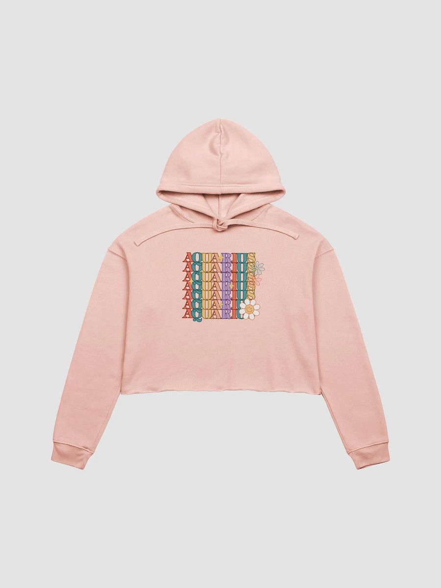 Aquarius Groovy Cropped Hoodie product image (1)