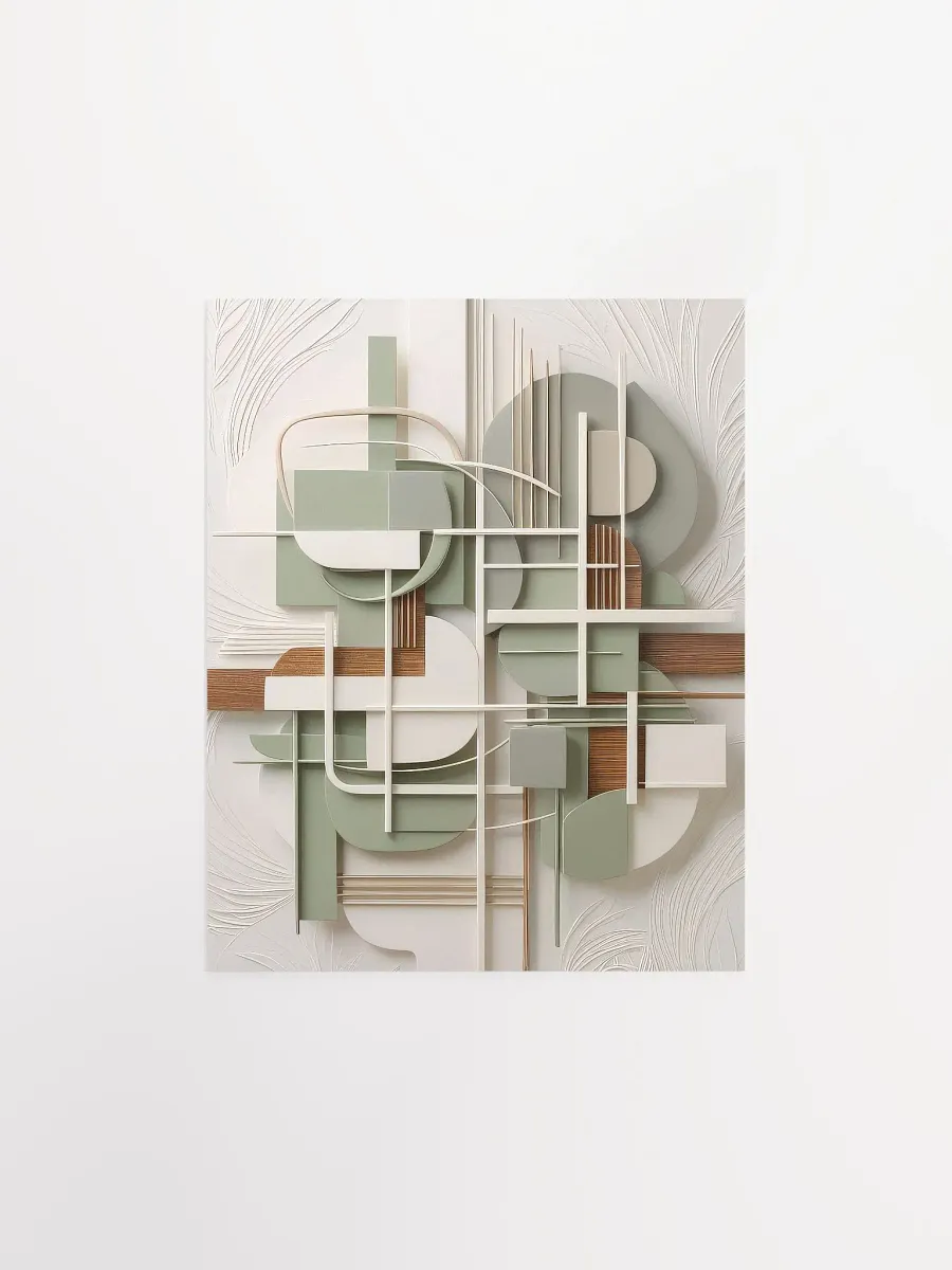 Modern Minimalist Art v3 - Poster - Small and Standard Sizes - 8x10-11x14-12x16-16x20 Inches product image (3)