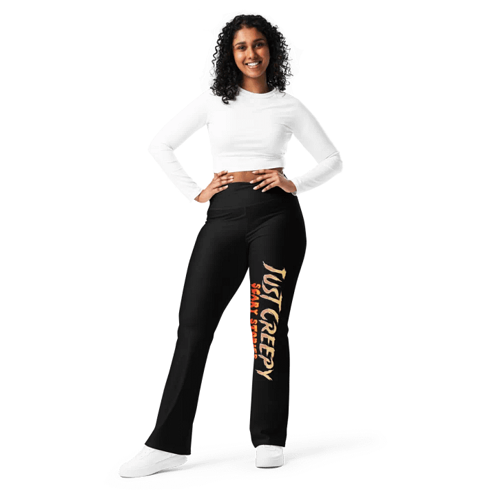 Just Creepy All-Over Flare Leggings product image (2)