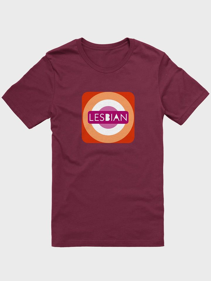 circular lesbian t-shirt product image (1)