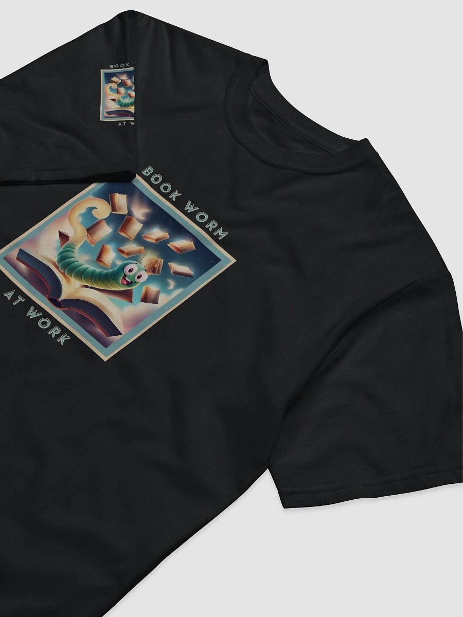 Book Worm at Work Econcious Unisex T-shirt product image (5)