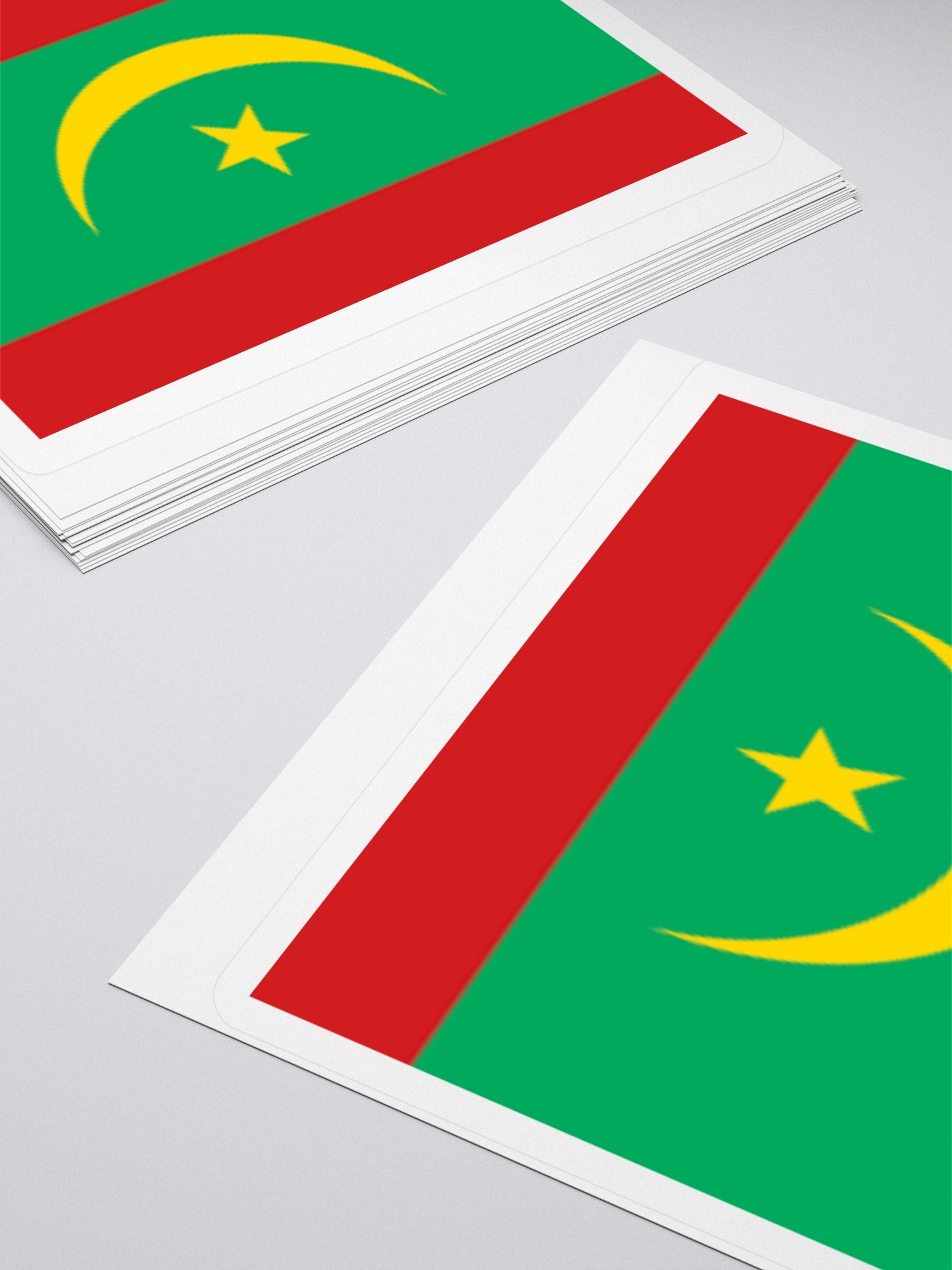 Mauritania National Flag Sticker - Exclusive Design, Premium Vinyl, Multiple Sizes product image (12)