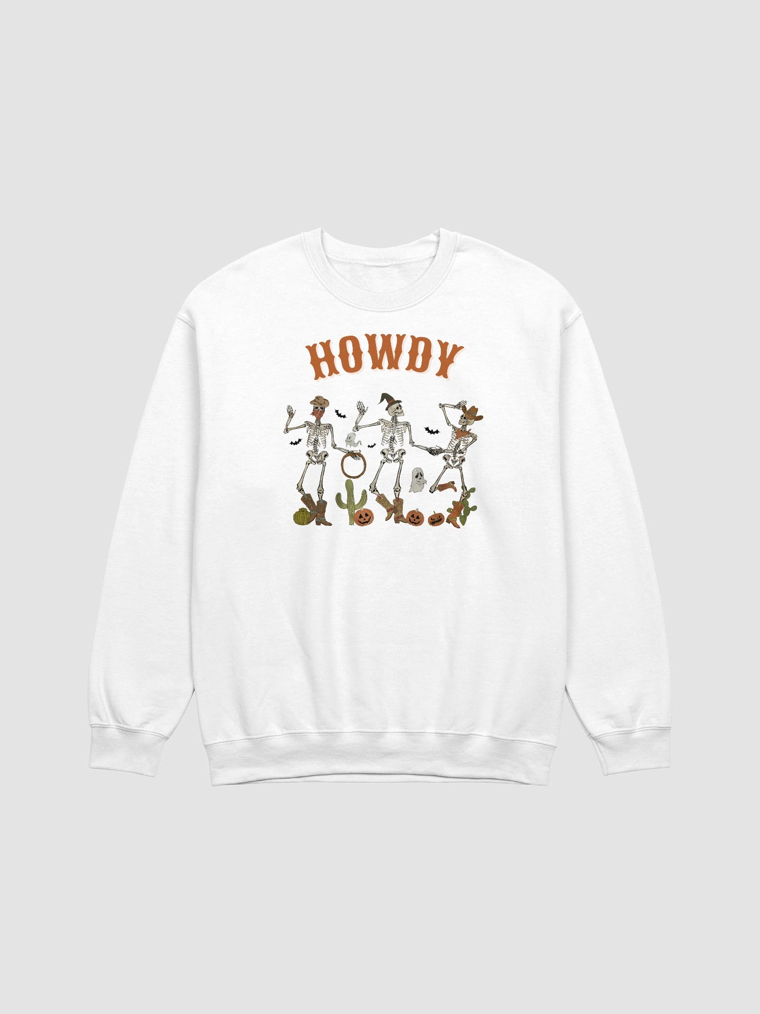 Halloween Dancing Cowboy Skeletons Sweatshirt product image (2)