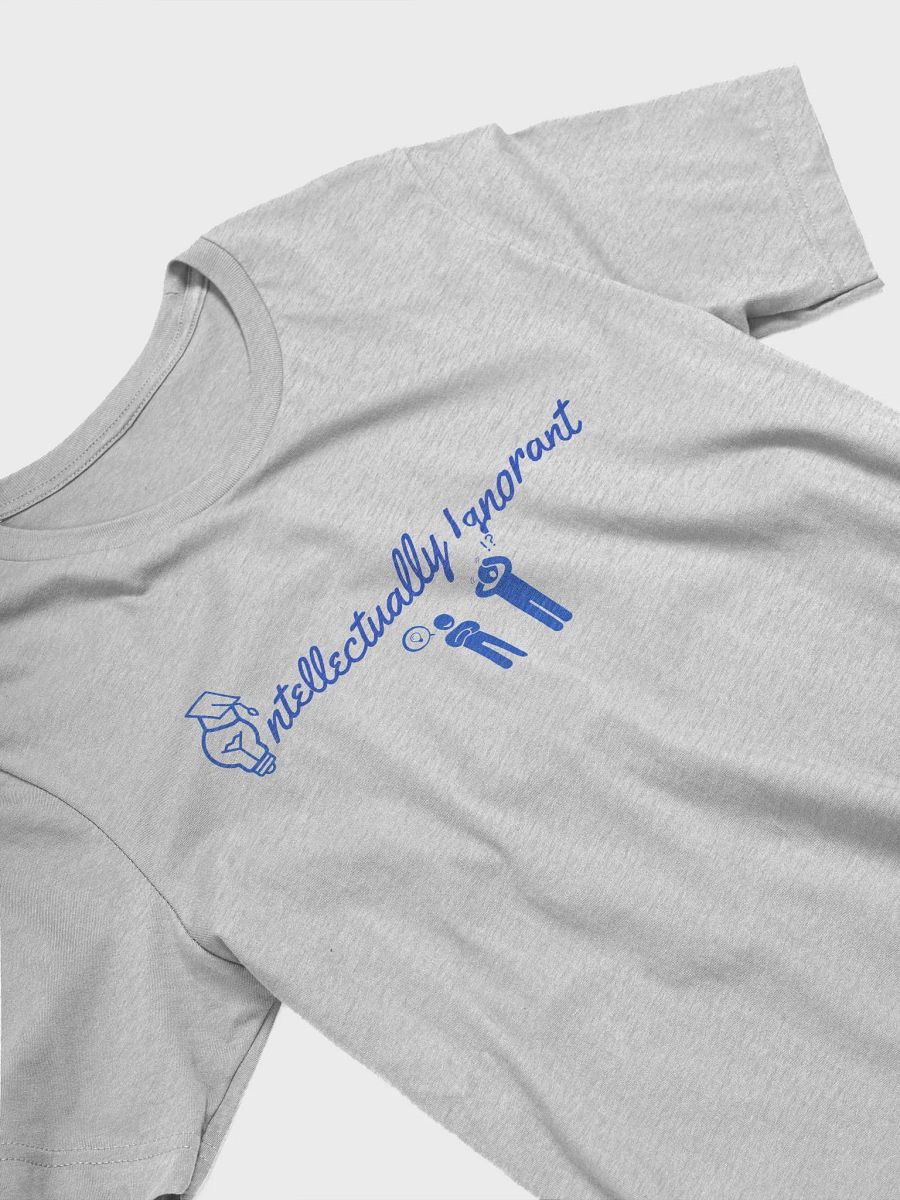 Intellectually Ignorant (Blue Logo) Supersoft T- shirt product image (26)
