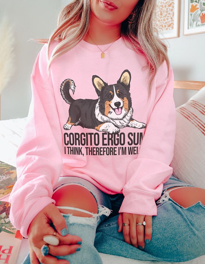 I Herd That Sweatshirt of a Cardigan Welsh Corgi(Tricolor) | Funny Shirt for Herding Dog Paw-rents product image (1)