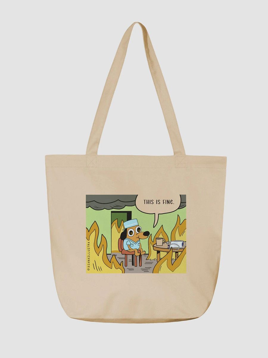 "This is fine-doctor" Bag (medium size) product image (3)