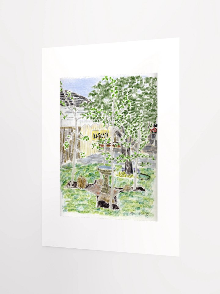 Backyard West View 09.25.05 print product image (2)