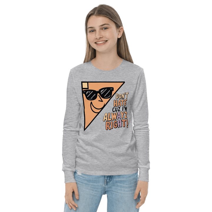 Alwayz Right Youth Long Sleeve T-Shirt product image (21)