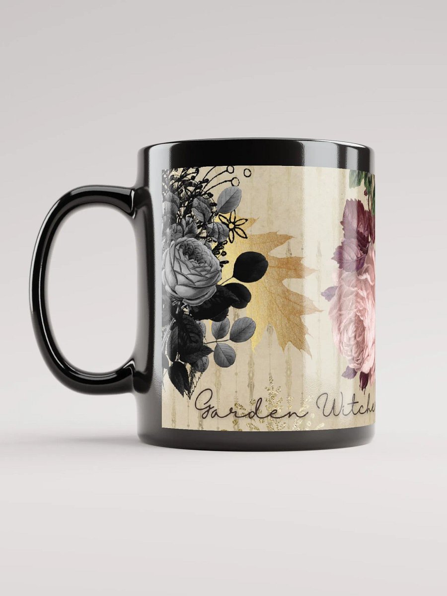 Garden Witchery #2 BLACK GLOSSY MUG product image (6)