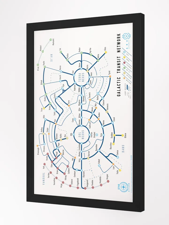 Galactic Transit Map product image (2)