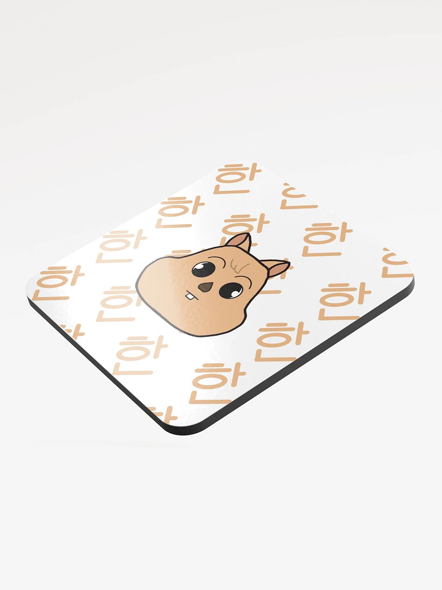 Han Quokka face and hangul coaster product image (3)