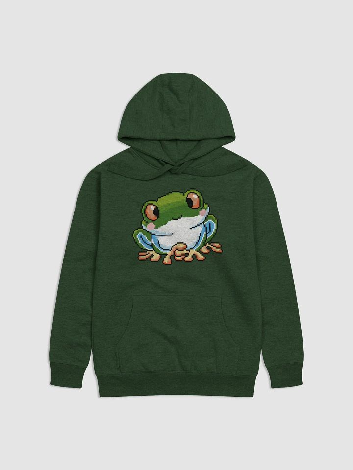 Dark Green Rip the Frog Premium Hoodie product image (1)