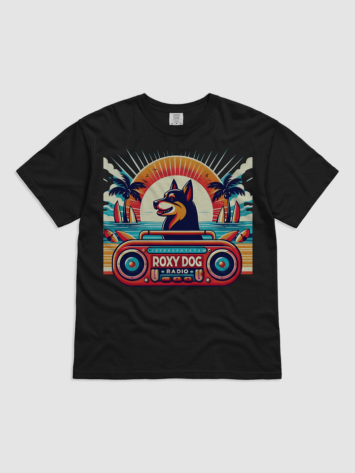 Roxy Dog Radio Boombox Beach T-Shirt product image (1)