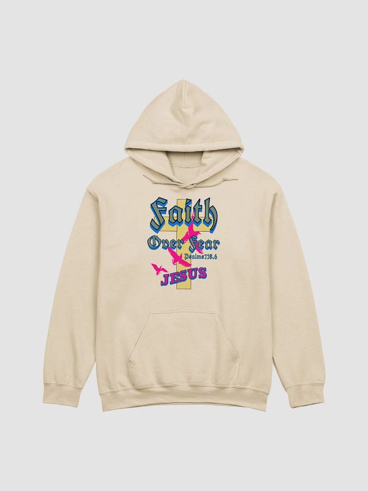 Faith Over Fear Jesus Cross Hoodie product image (19)