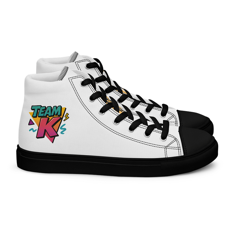 Team K 1990's Women's High Top Canvas Shoes product image (2)