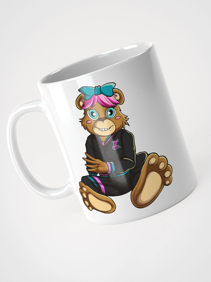 Sitting Girl Bear White Coffee Cup product image (7)