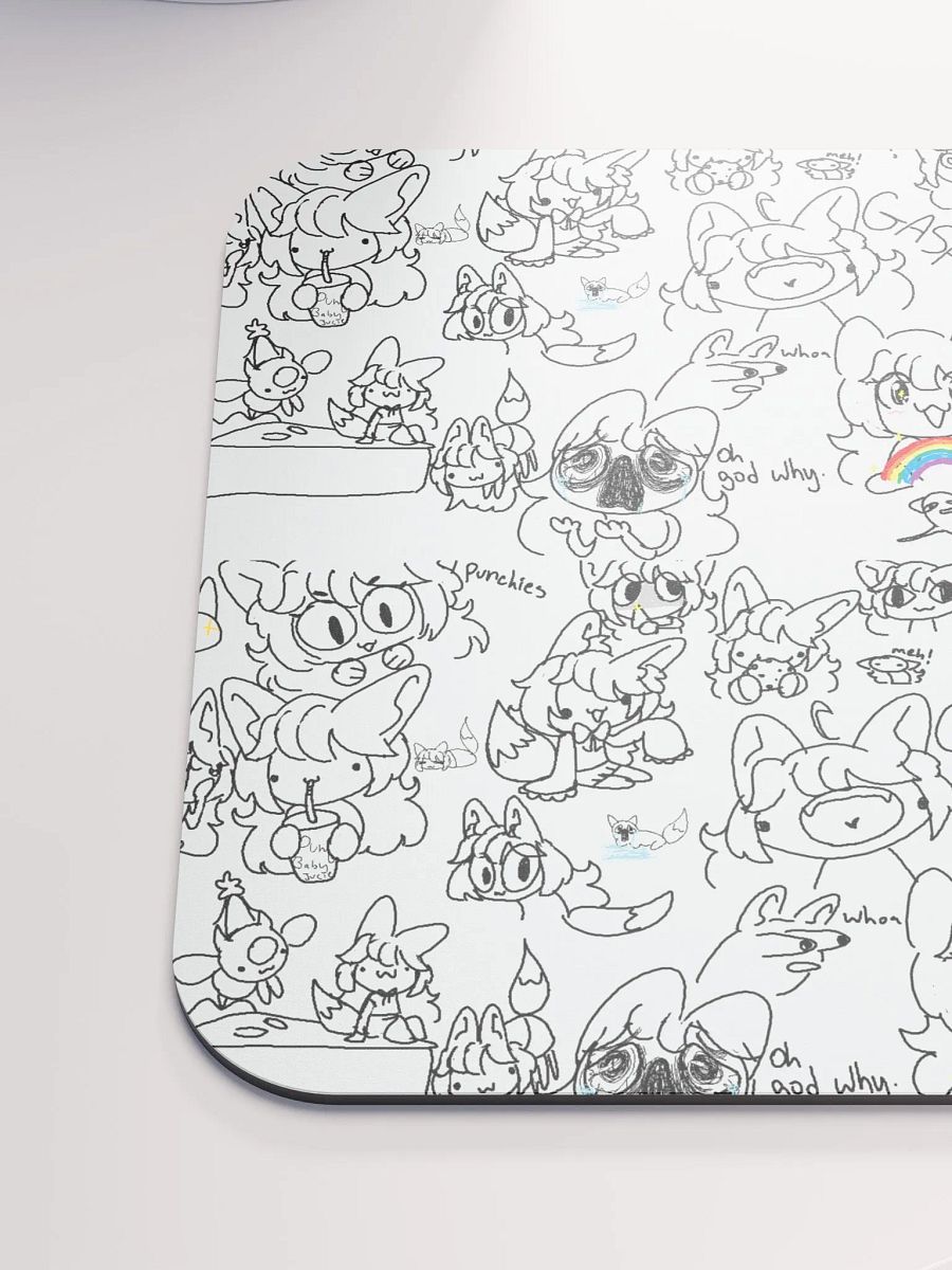MS Paint doodle board mouse pad product image (6)