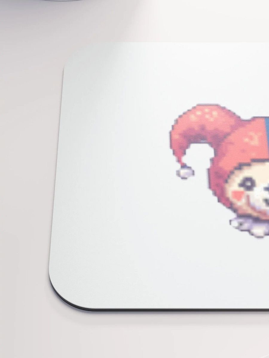 Pixel Art Teddy Bear Jester Mouse Pad product image (6)