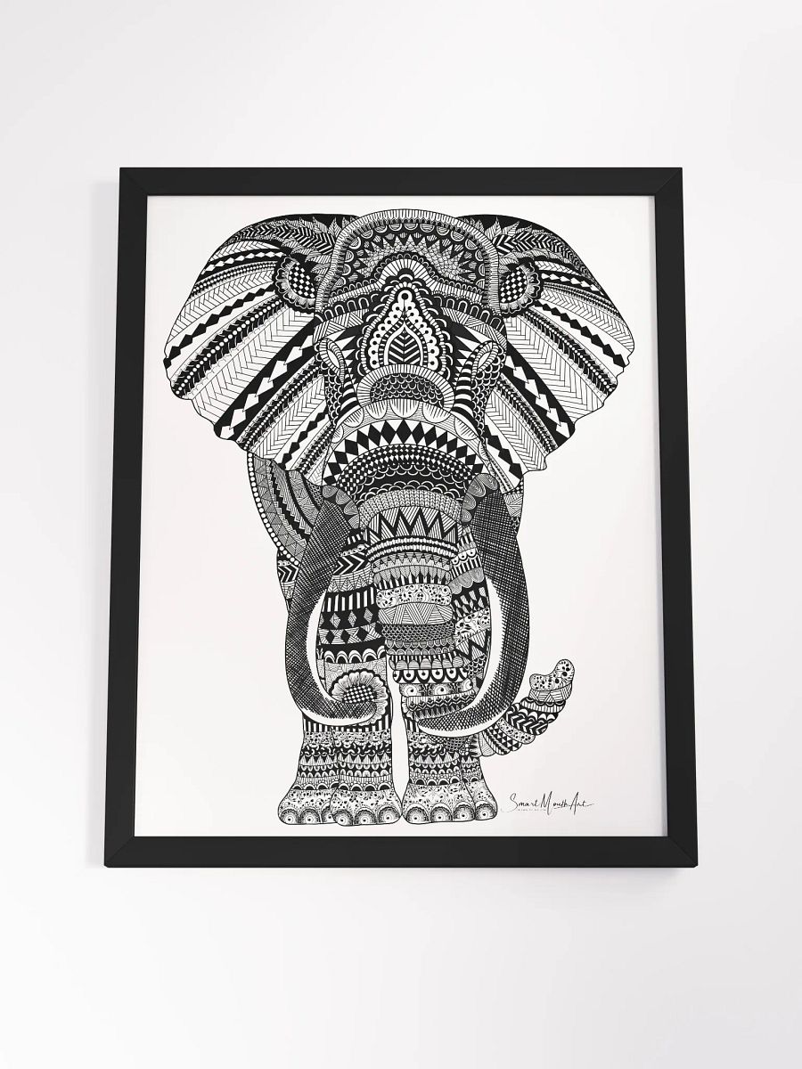 Mandala Elephant Poster Print product image (5)