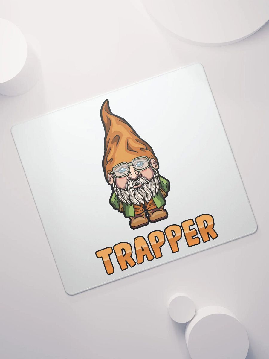 Trapper Logo Gaming Mouse Pad - White Background product image (7)
